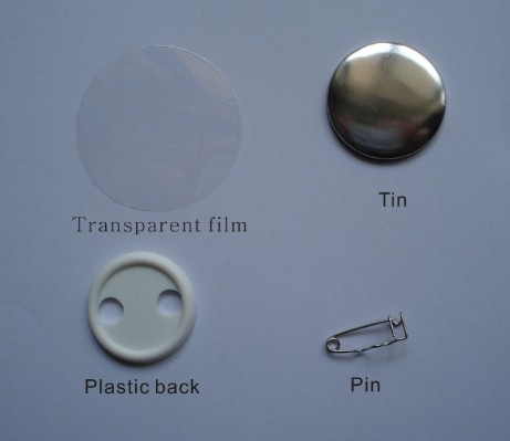 44MM Blank Custom Button Pins For Customized Key Ring Mirror Badge