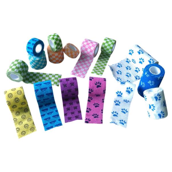 Co Flex Bandage Wrap Printed Vet Bandage Wrap с отпечатками