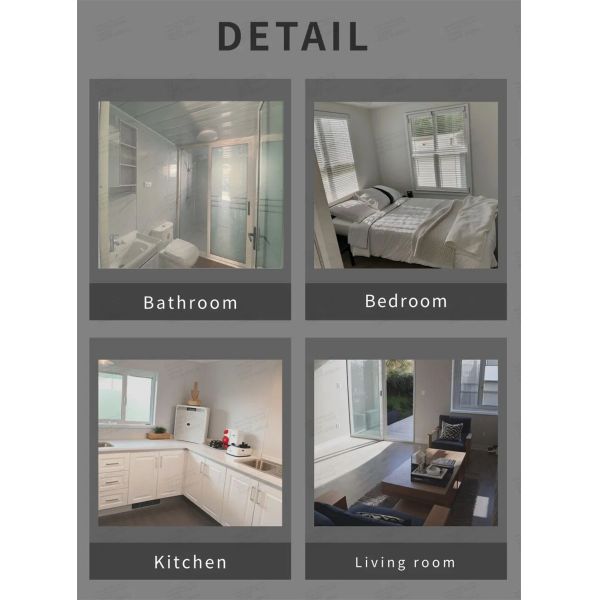 20FT and 40FT Modular Expandable Container House with Galvanized Steel Frame and Customizable Layouts