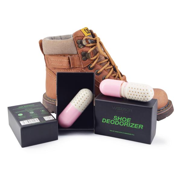 ABS Nubuck Leather Care Kit Boots Shoe Deodorant Capsule Sneaker Pills Smell Remover