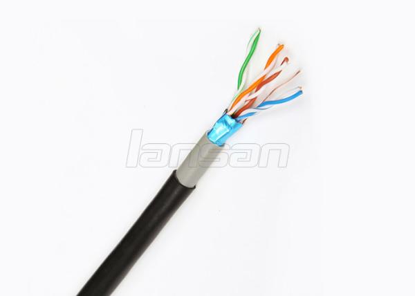 Cabo ethernet do ftp Cat5e do HDPE 0.51Because 24AWG do PE do PVC