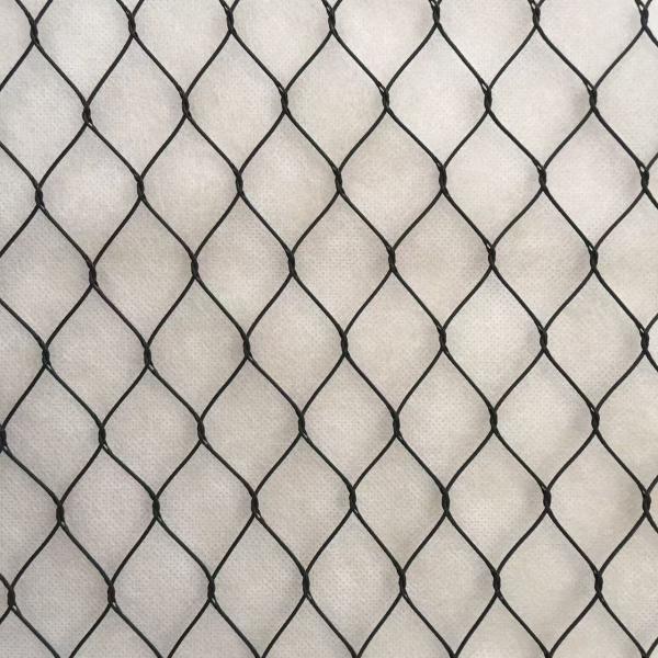 Black Oxide 316L Stainless Steel Wire Rope Woven Garden Fence