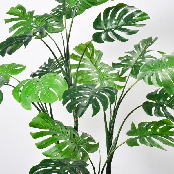 130/160/200/240cm Sizes Realistic PE Foliage artificial monstera plant for Indoor Tropical Decor