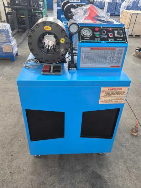 6-51mm 10 Dies Hose Matching Dies 500 Pieces Per Hour Portable Hose Crimping Machine Hydraulic Hose Crimper