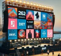 OEM Outdoor P2.604 Led Lcd Display Screen Cartão de visualização 500x1000