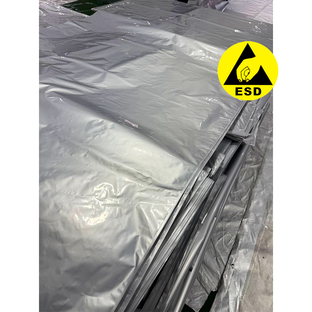 ESD Anti Static Aluminum Foil Shielding Bag Roll (both Ends Can Be Freely Cut)