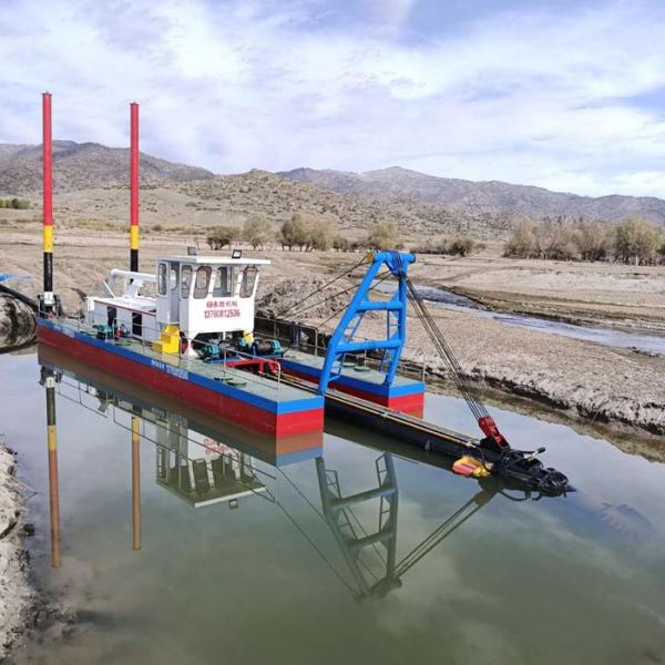 PLC Siemens Operation 18 inch Cutter Suction Dredging Boat For River And Lake Sand Dredging