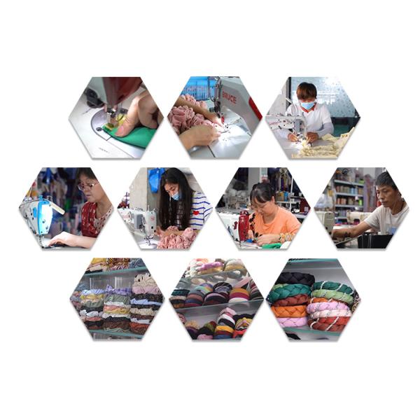 Ponytail Scarf Scrunchie Holders Imitate Silk Satin Solid Color Knotting Ribbon  28cm 20g