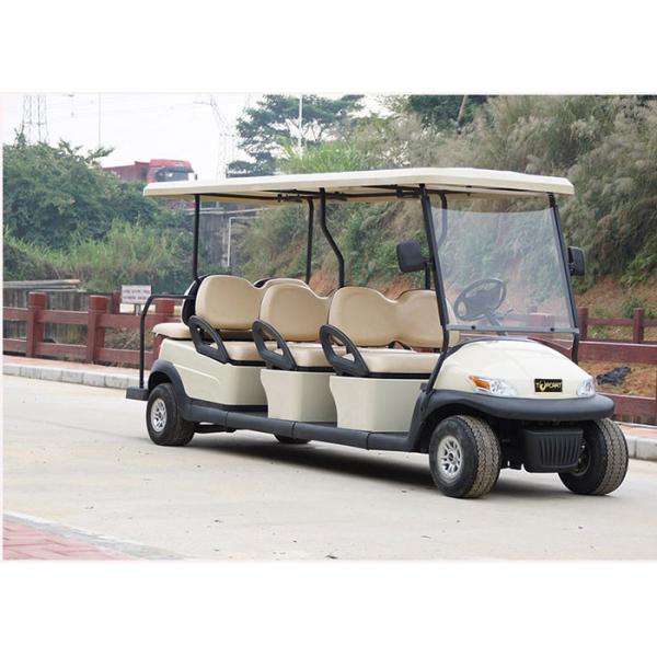 Street Legal 8 Seater Golf Cart 3.7kw KDS Motor For Airport Passenger
