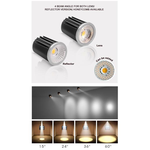 Tri-CCT Adjustable MR16 Module 12W COB LED 3000K/4000K/5000K 2700K/4000K/6000K
