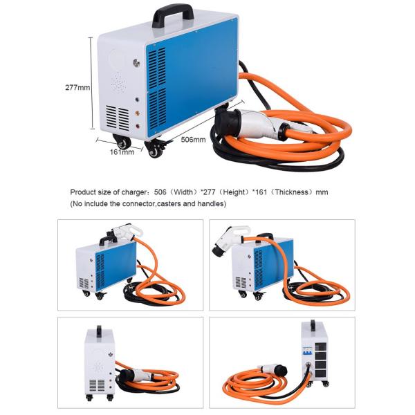 Portable CCS DC CHAdeMo Fast Charger 15kw Portable EV Car Charger