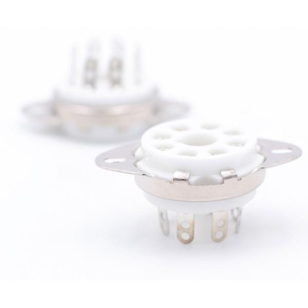 8pin Octal  Valve Tube Socket for EL34 6B4G KT88 6L6 6V6 GZ34 Bottom Chassis Mount