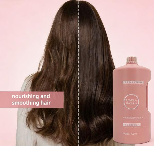 OEM Organic Herbal 4.5L Salon Hair Shampoo Refreshing Moisturizing for Salon Wholesale