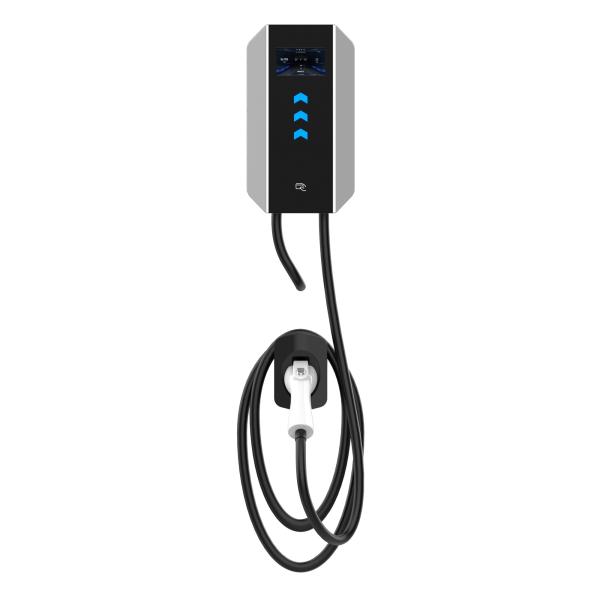 7kW/22kW AC Electric Vehicle Charger Type 2 App RFID Protection Level IP65 Processing Technology UV-resistant coating