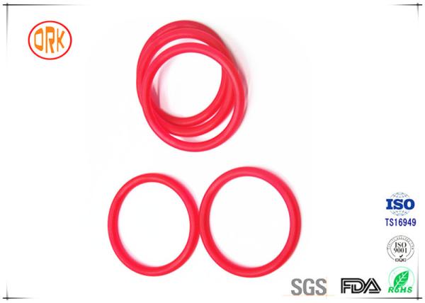 Red Standard / Nonstandard NBR O Ring Water Resistance For Pump Seal