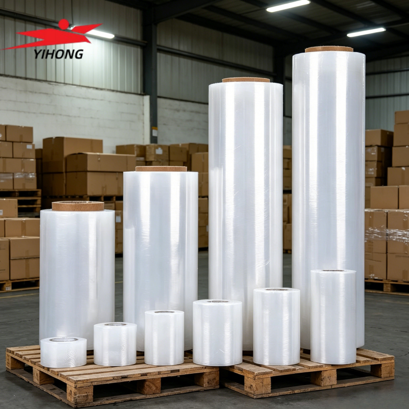 High Toughness Industrial Stretch Film Tear Proof Weather Resistant for Long Distance Industrial Cargo Transportation Packaging