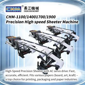 CHM Paper Roll Sheeter Machine Newspaper Roll To Cutting Machine