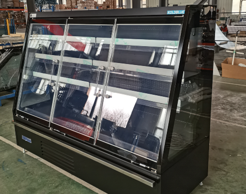 SEMI MULTIDECK REFRIGERATED DISPLAY CABINETS WITH GLASS DOOR