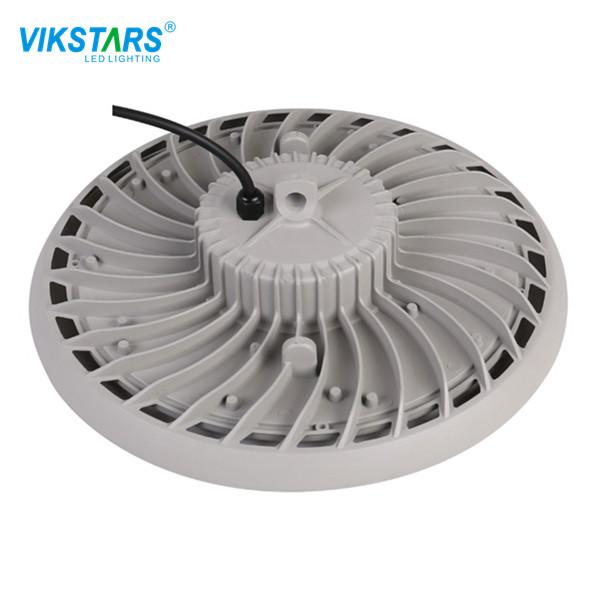 Gray UFO 100W LED High Bay Lighting 135lm/ W 295*95mm For Badminton Court
