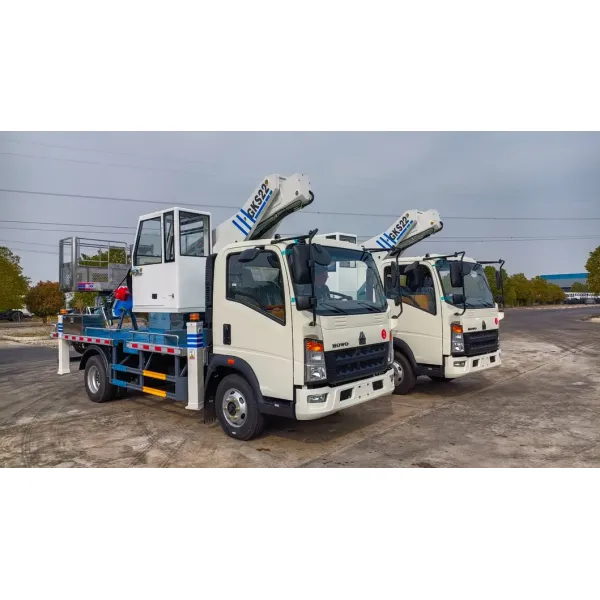 Premium HOWO Aerial Work Trucks: Telescopic Models From 18m to 45m