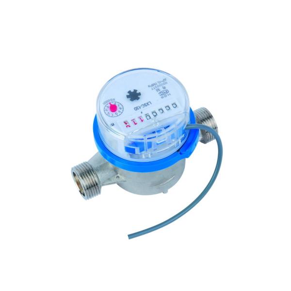 Pulsed Single Jet Water Meter Dry Vacuum Sealed For Residential