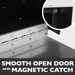 Противоржавеющая современный дизайн бордюровой почтовый ящик с магнитными дверями из нержавеющей стали