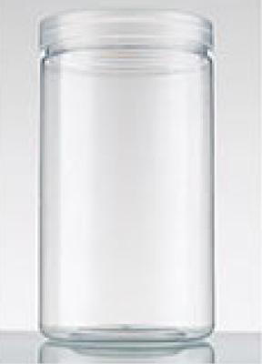 Spiral Food Grade Plastic Bottles , Transparent Pet Empty Plastic Containers