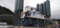 Controle automático de PLC HZS60m3/h 120m3 HZS180 Pequena planta de bateria de concreto portátil para cimento