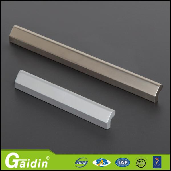 bedroom interior anodized foggy siver aluminum furniture handle