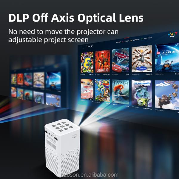 Android Smart Mini Portable Projector DLP LED Full HD 1080P 4K 3D Video Projecteur for Home Outdoor 2K Resolution Bag Accessory