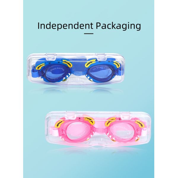 Waterproof Youth Swimming Goggles Adjustable Nose Bridge Custom Swimming Goggles