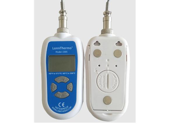 Cooking Laboratory Instant Read Thermometer 1.35m Wire With Niddle Tip Probe
