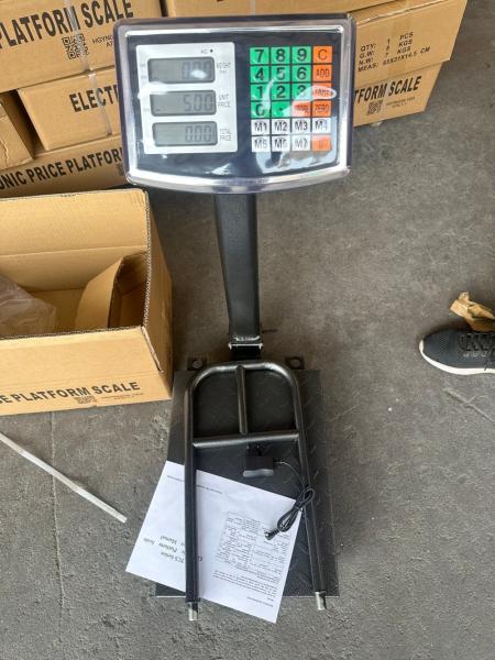 Plateforme de pesage AC/DC, capacité 300 kg, matériau ABS, 150 kg, 500 kg, balance électronique numérique pour pesage