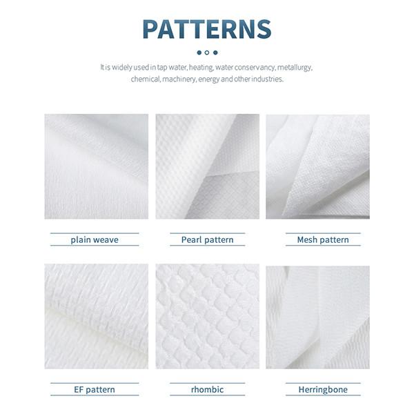 Highly Absorbent White Dry Sweeping Cloths Quick Cleaning Disposable Dry Sweeping Pads