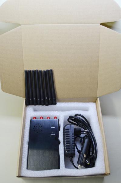 8 Antennas Portable 2G.3G.4G. WIFI. GPSL1 Cell Phone Signal Jammer
