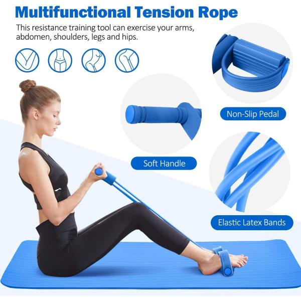 SGS NBR For Sale Home Use Excersize Mat,Pedal Resistance Band,Pilates Ring-Thick Yoga Mat 3 Piece Set