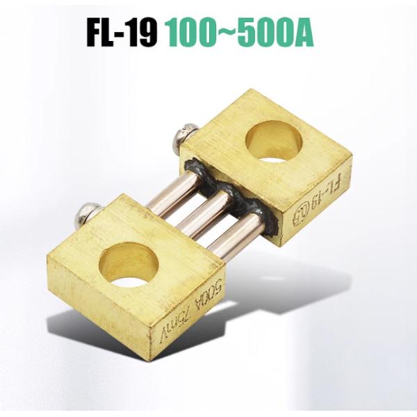 FL-19 75MV 100A 150A 200A 300A 400A 500A 600A 750A 1000A 1500A derivación de placa plana derivación CC para máquina de soldadura