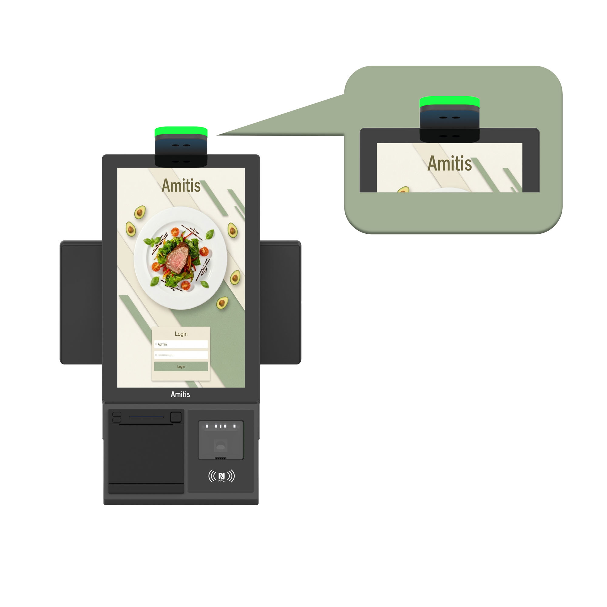 AK80 AI Powered Self Checkout Solutions SaaS Integration Edge Computing Kiosk