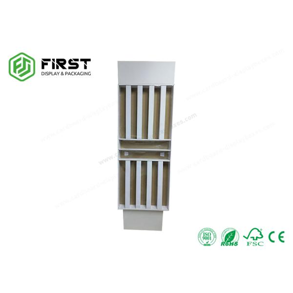 Подгонянный OEM складной ПОП картона показывает выставочную витрину пола картона