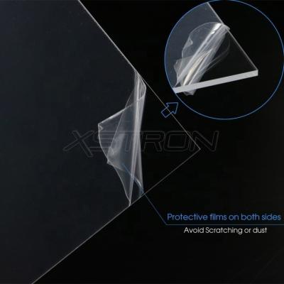 Película de proteção de superfície de vidro acrílico auto-aderente para proteção de folhas de policarbonato PC