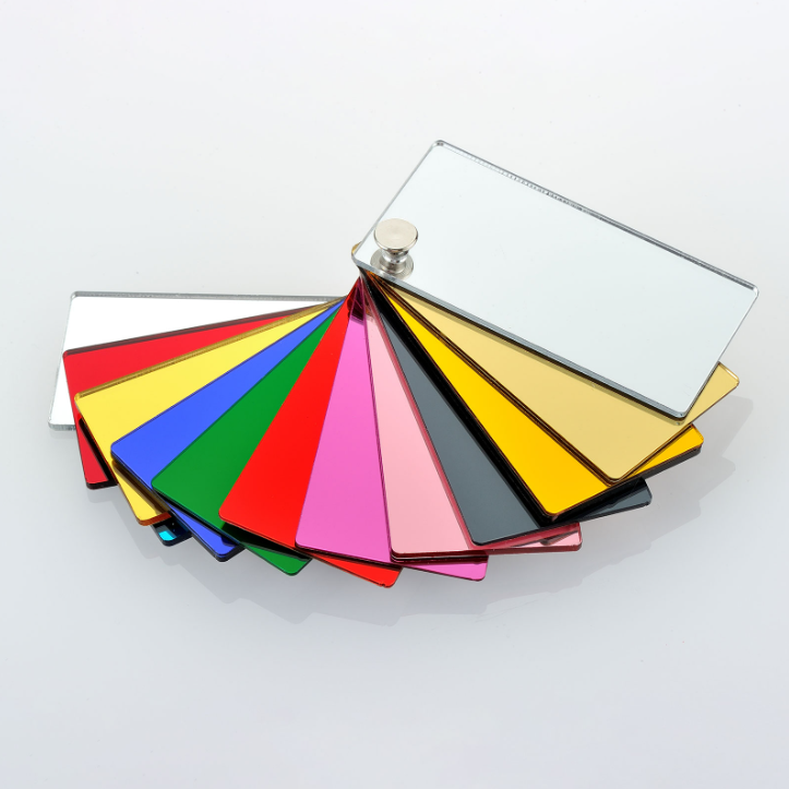 High Light Transmission Scratch Resistant Mirror Acrylic Sheet with Custom Cutting for Event Stage Decoration