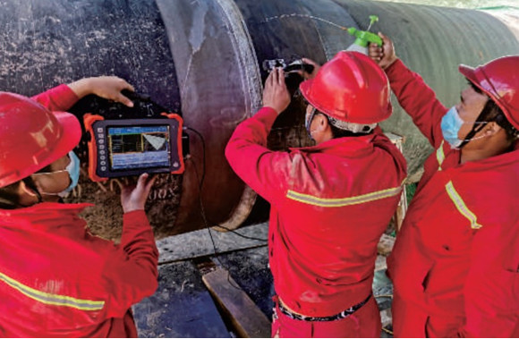 32 128PR Phased Array TOFD Scanning Ultrasonic Flaw Detector HPA-620 Portable With IP65 Rating And External Storage