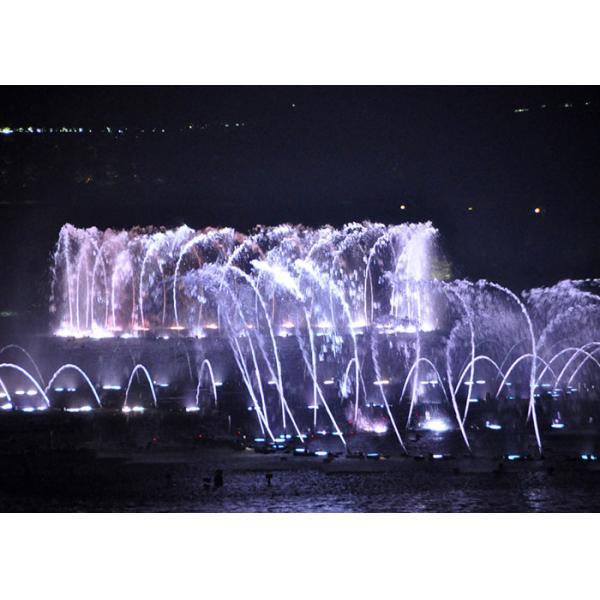 Commercial Stainless Steel 316 Music Dancing Fountain For Natural Sea Surface