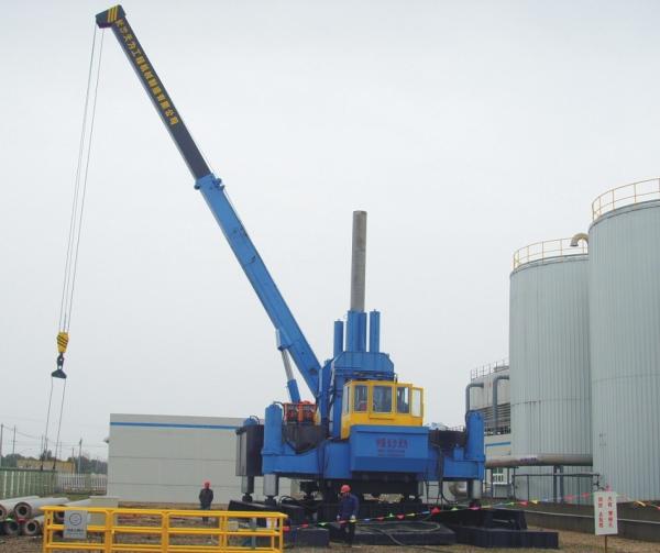 Equipamento estático hidráulico da condução de pilha