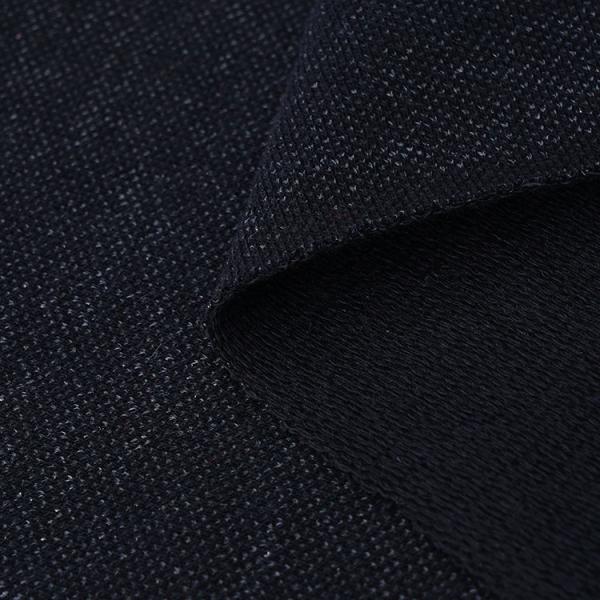 Soft Cotton French Terry Fabric Woven 330gsm Pure Color Combed Texture