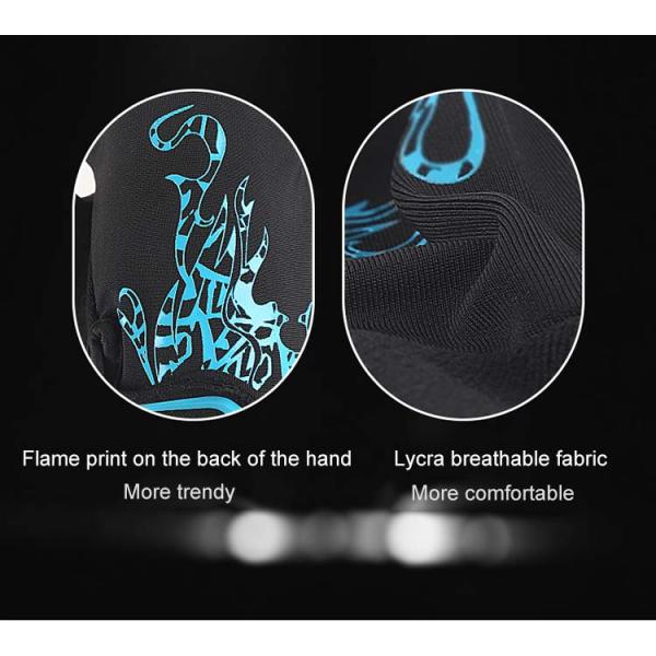 Customized Logo Outdoor Breathable Touch Screen Full Finger Motorcycle Riding Gloves
