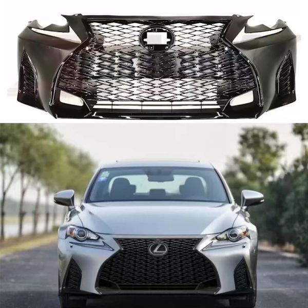 Upgrade 2021 Model IS F Sport Body Kit With Bumpers Grilles Front Bumper for LEXUS IS IS300 IS300H IS350 2013-2016