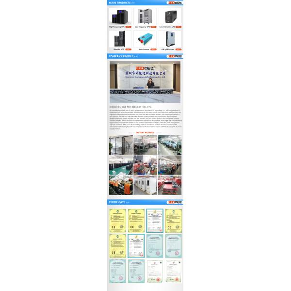 3 Phases 300KW Modular Online UPS System 380V 400V 415V Power Supply