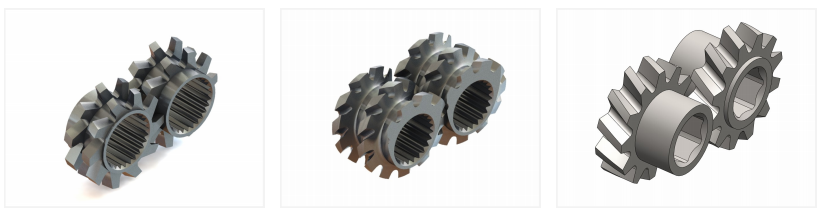 HPL51 WR5 Co-rotating Twin Screw Extruder Screw Element with High Hardness and Quality