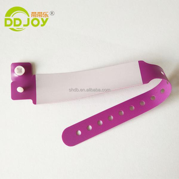 Anti-Lost Personalized PVC Vinyl Bracelets for Events and Festivals Set Rainbow Colors